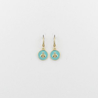 Bria Bee Earring Tiffany Blue