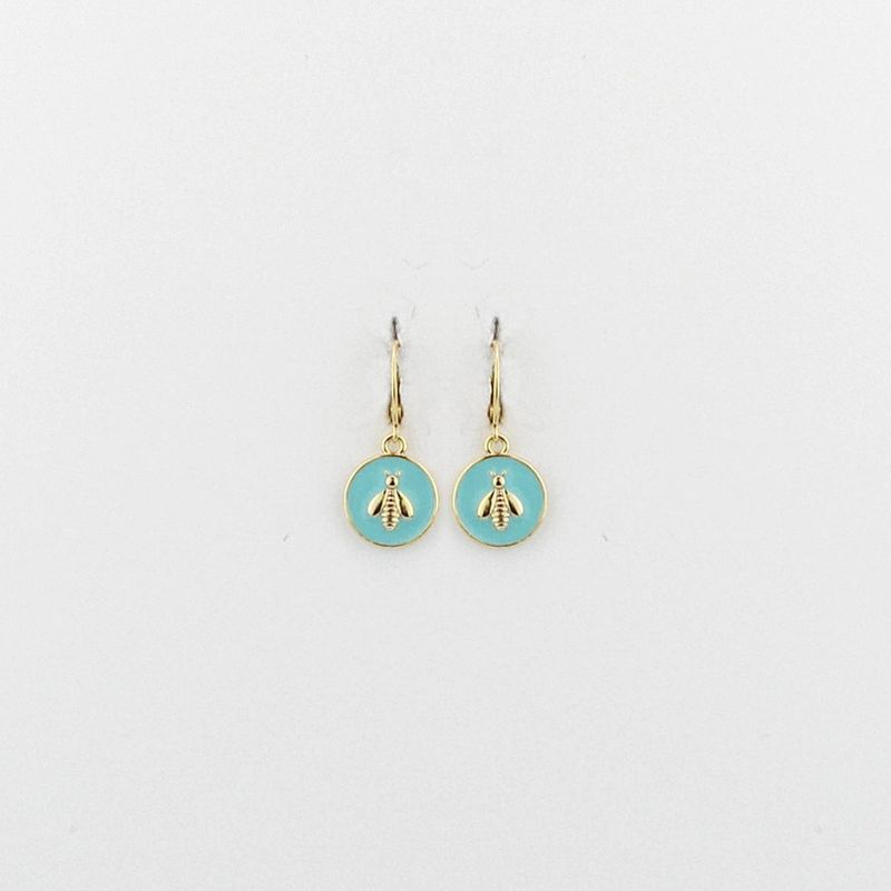 Bria Bee Earring Tiffany Blue