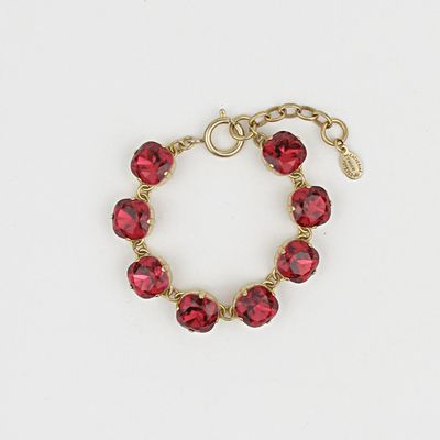 Classic Crystal Gold Bracelet Scarlet