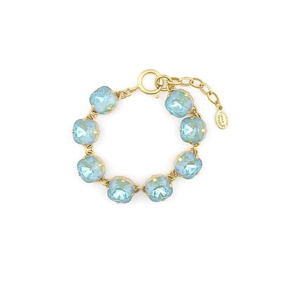 Classic Crystal Gold Bracelet Silky Sage