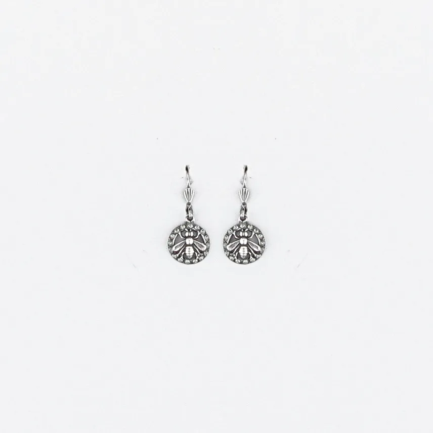 French Bee Earring Silver