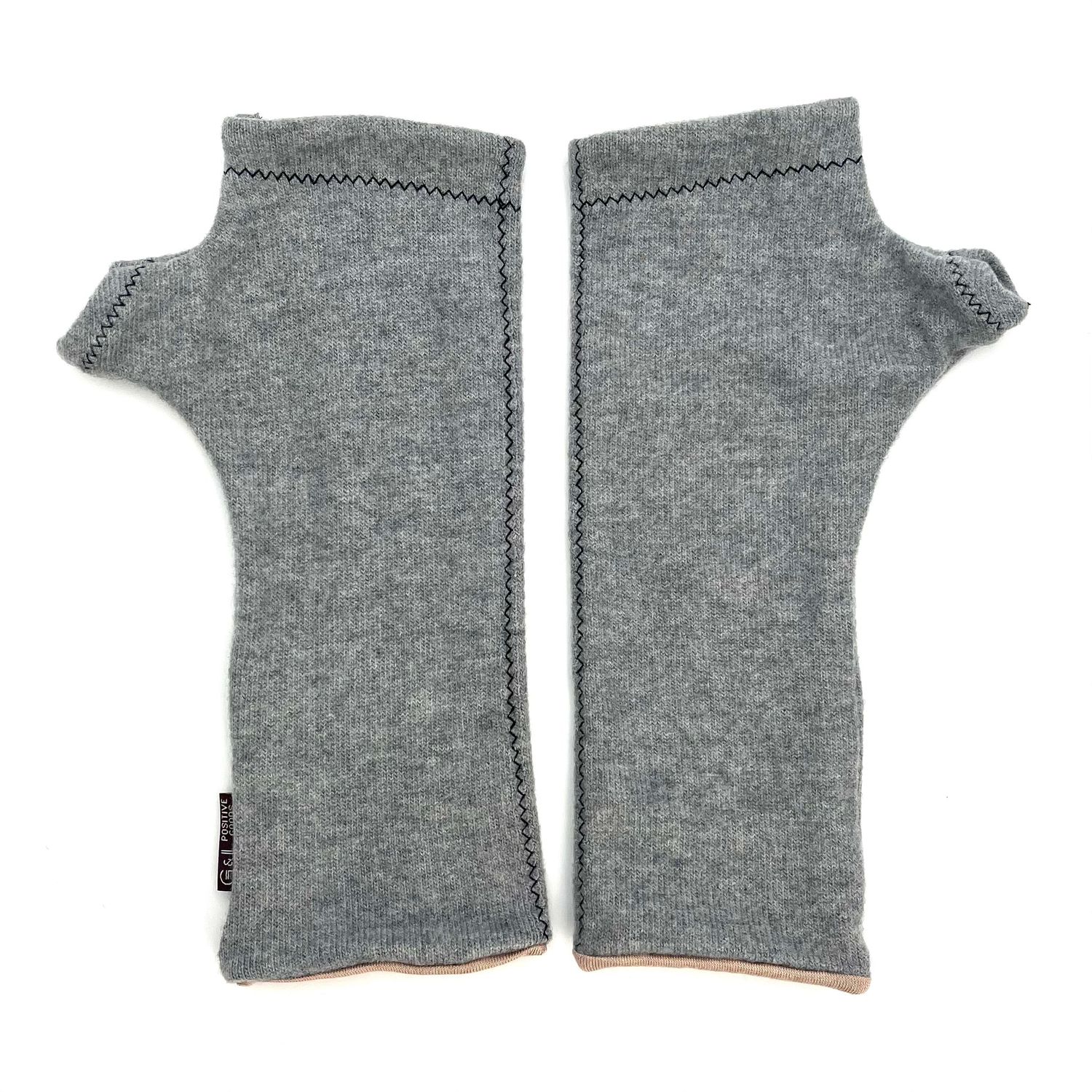 Gemini Wrist Warmers, Color: Cloudy