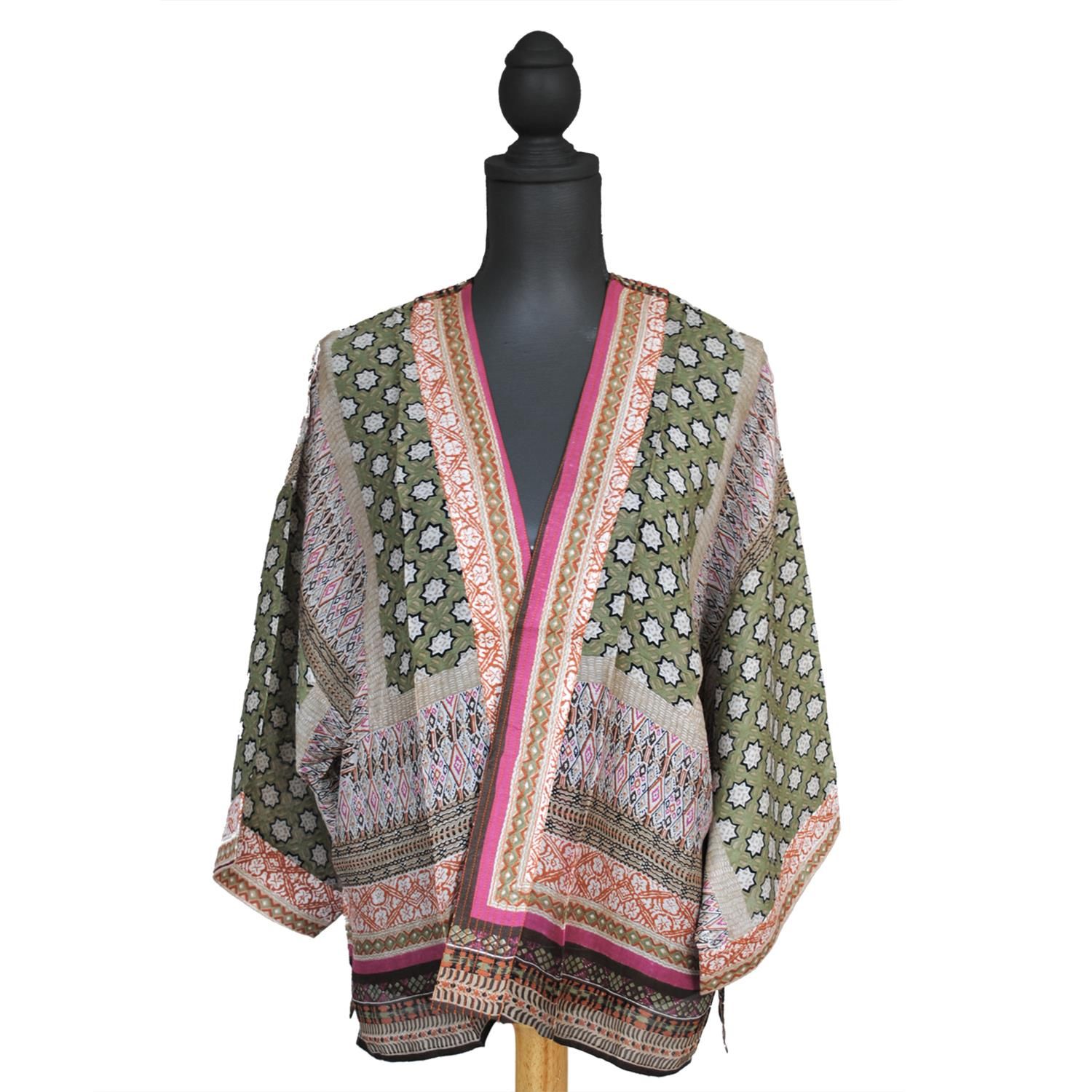 One Hundred Stars Short Kimono Moorish Pattern