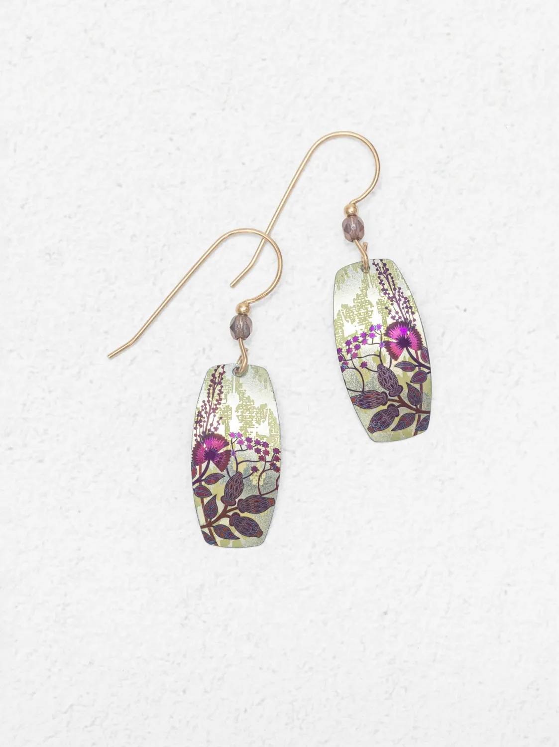 Holly Yashi Falling Bloom Earrings Sage