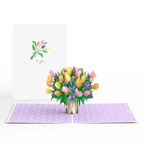 LovePop Tulips Pop-Up Card