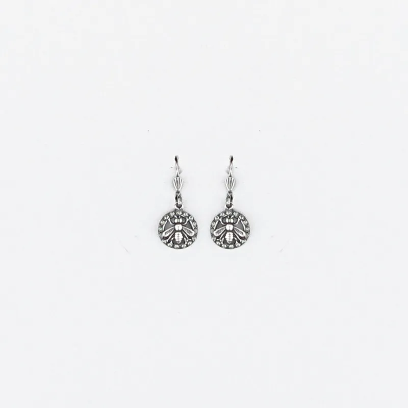 French Bee Earring Silver