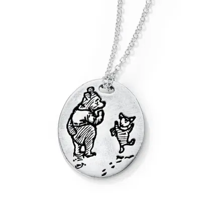Pooh I Wonder What's Going To Happen Necklace