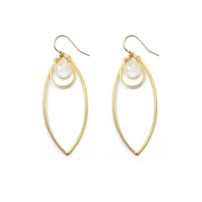 Third Eye Earrings Moonstone