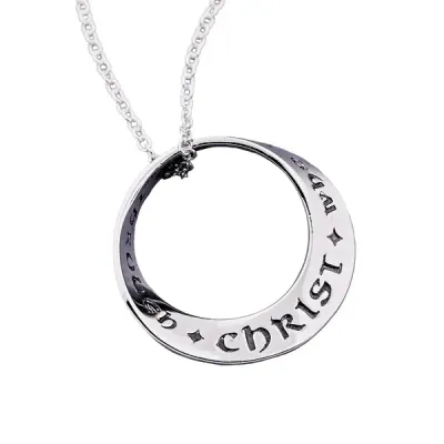 I Can Do All Things Through Christ Mobius Necklace