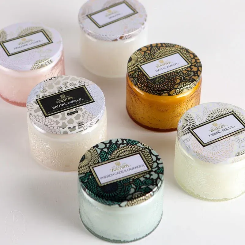 3.2oz Petite Glass Jar Candle