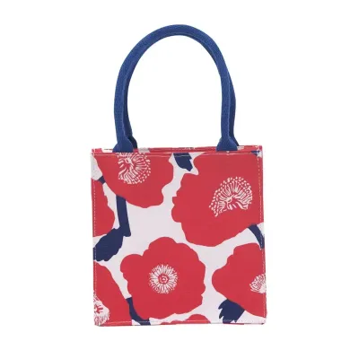 Reusable Gift Bag Poppies