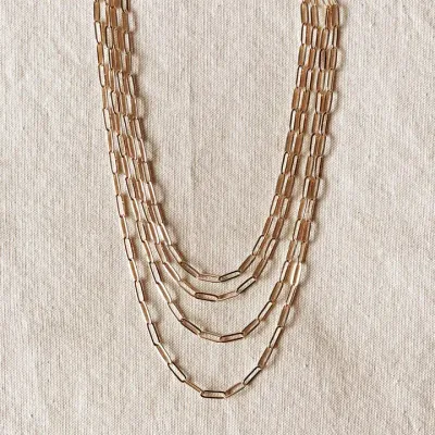 18k GF Paperclip Chain