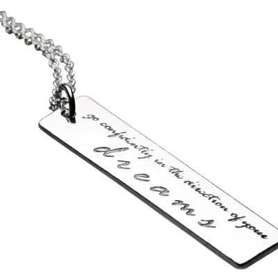 Go Confidently Thoreau Necklace Go Confidently Thoreau Necklace