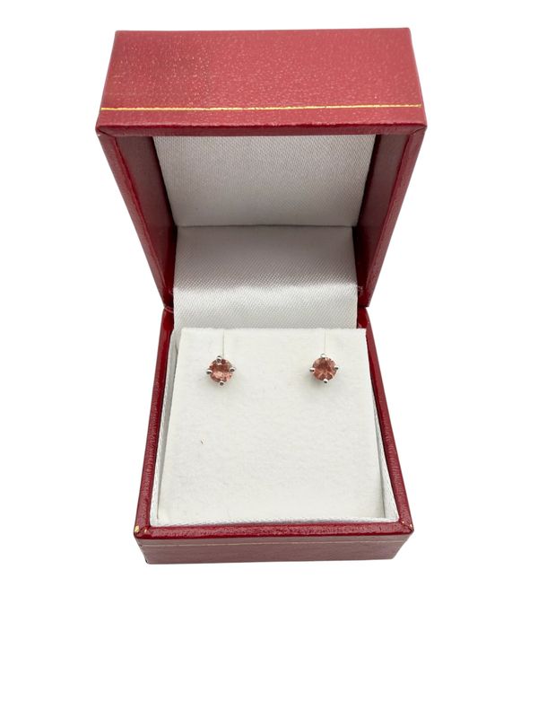 4mm Oregon Sunstone Post Earrings