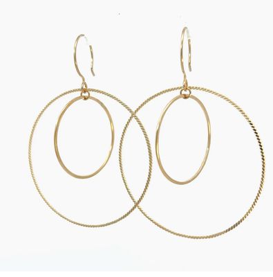 Kate Jack Big Twist Gold Fill Earring