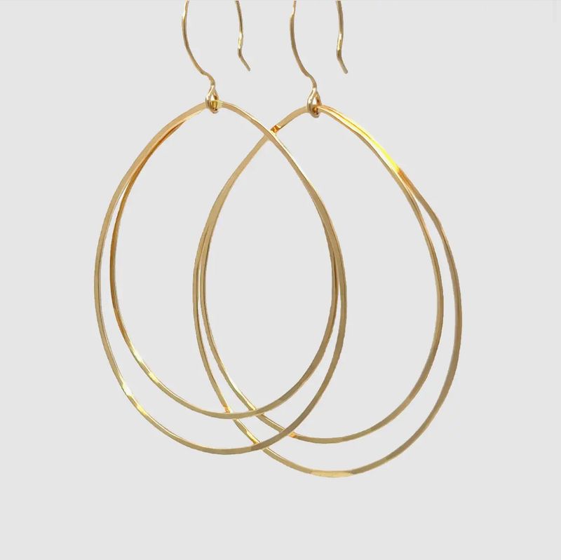 Kate Jack Double Lemon Drop Gold Fill Earrings