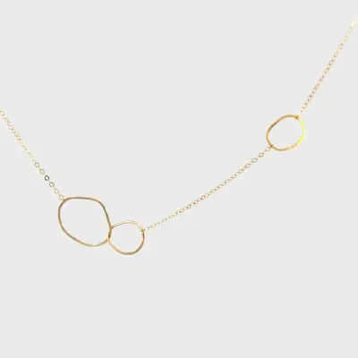 Kate Jack Organic Triple Necklace 16"