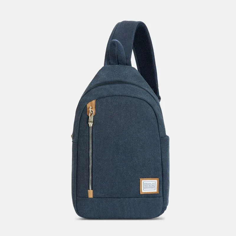 Travelon Heritage Sling Bag Anti-Theft Indigo