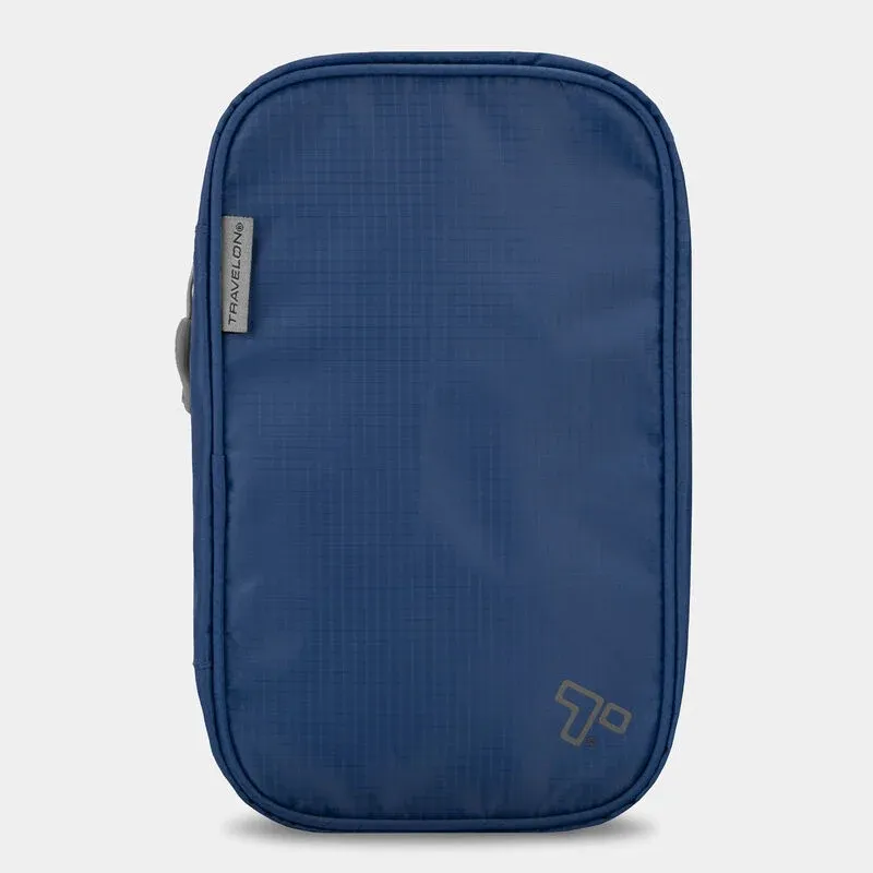 Travelon Compact Hanging Toiletry Bag Royal Blue