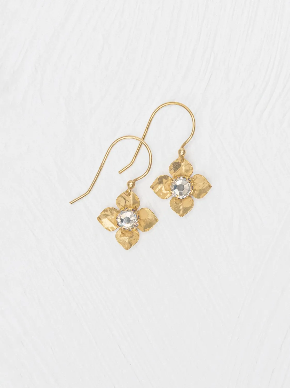 Holly Yashi Petite Fleur Earring Gold