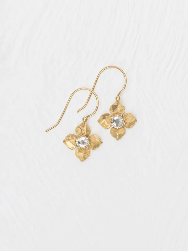 Holly Yashi Petite Fleur Earring Gold