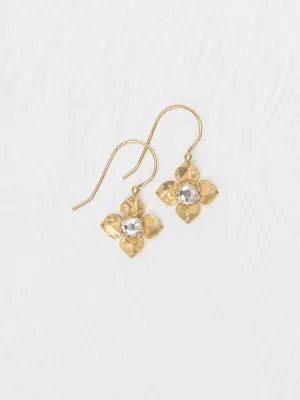 Holly Yashi Petite Fleur Earring Gold