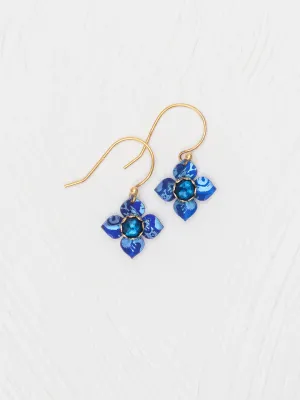 Petite Fleur Earring Sapphire Blue