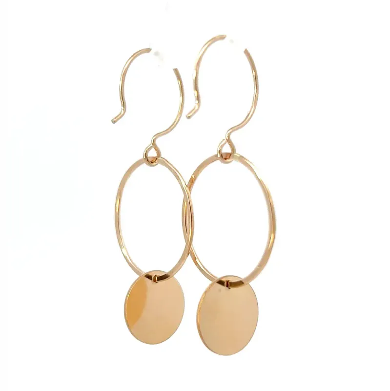 Kate Jack Little Disc Gold Fill Earring