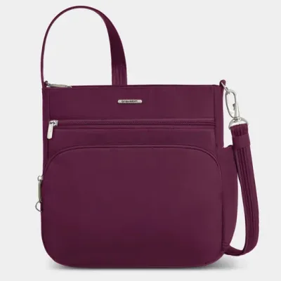 Travelon Classic N/S Crossbody Anti-Theft Burgundy