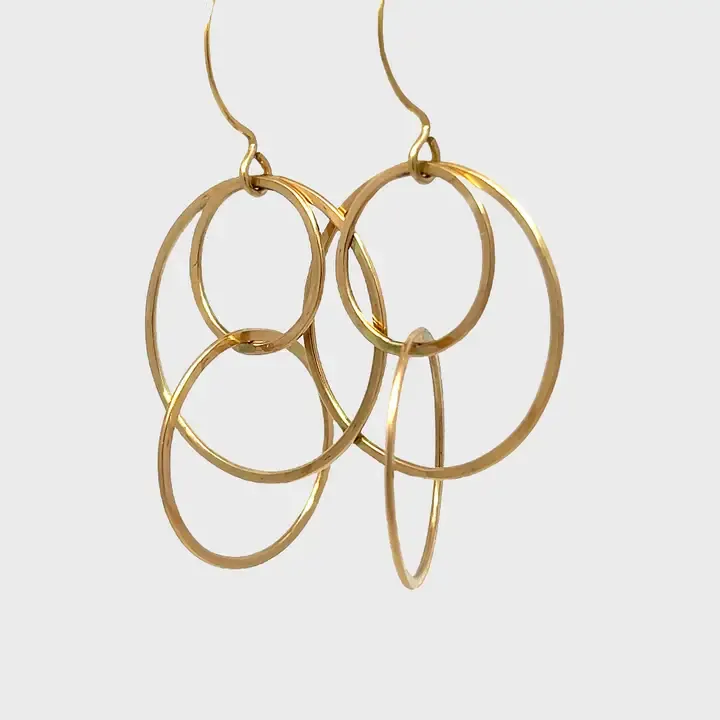 Kate Jack Mini Triple Hoop Earrings