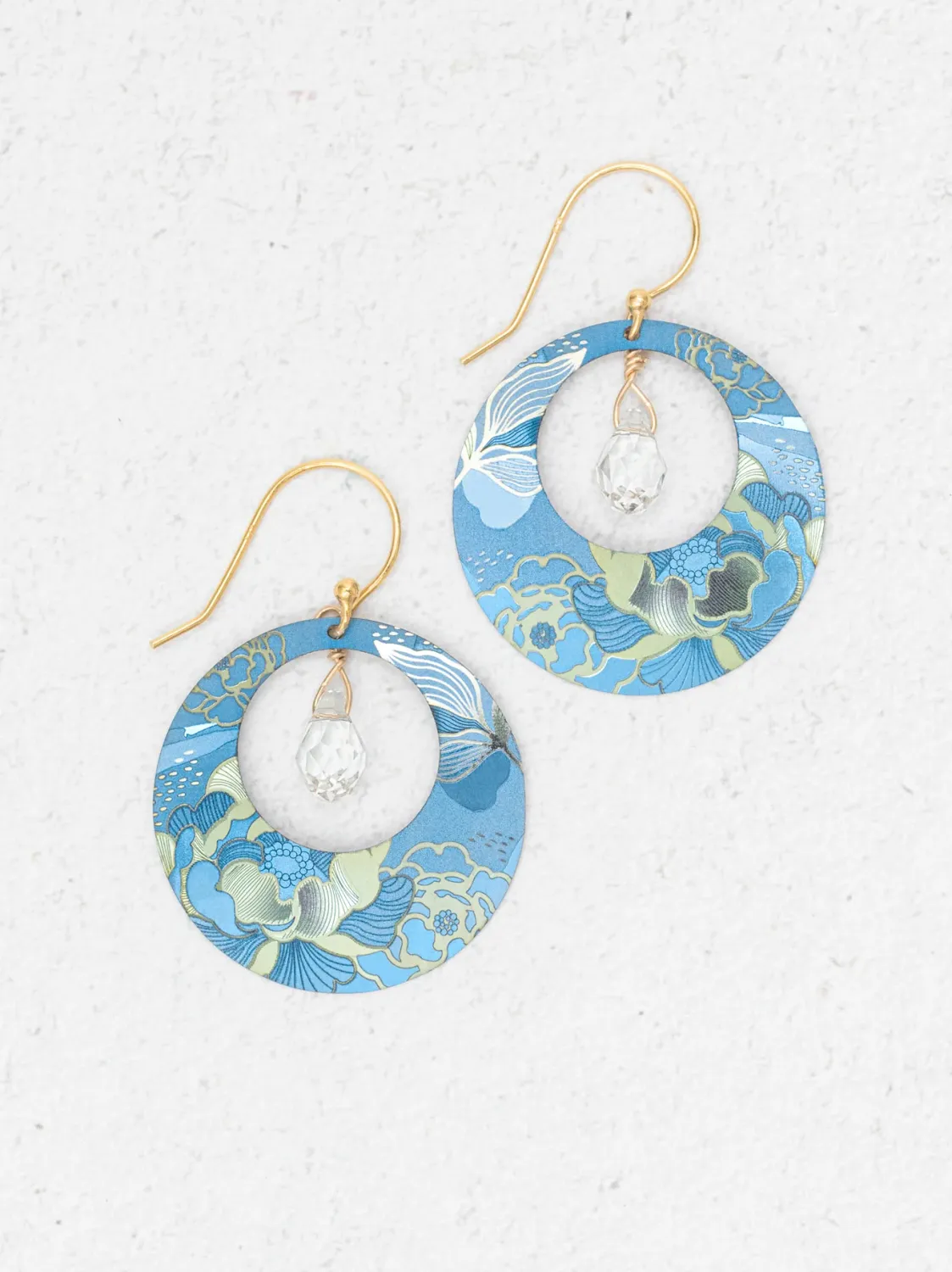 Holly Yashi Claire Earrings Sky Blue 