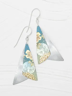 Holly Yashi Caleen Earrings Celestial Sage Silver