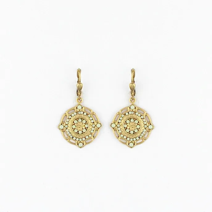 Bertie White Opal Earrings