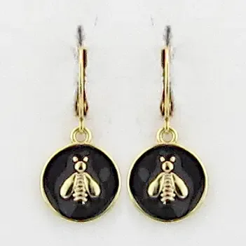 Bria Bee Earring Black
