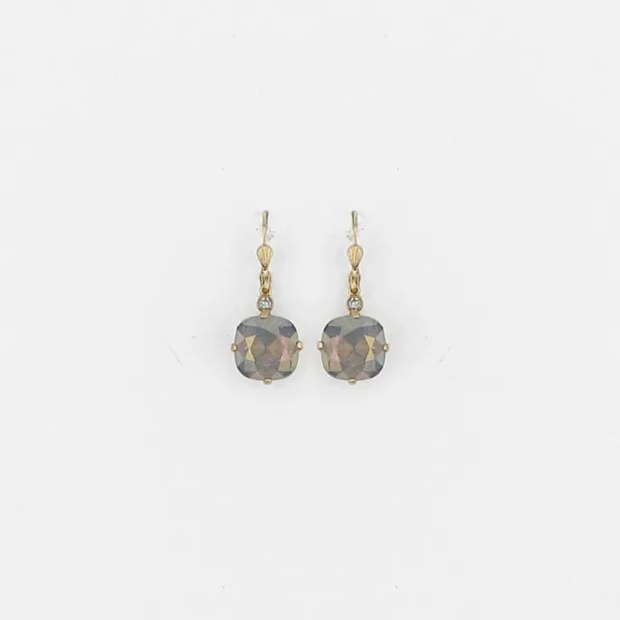 Classic Larger Silver Crystal Earring Shade