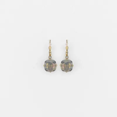 Classic Larger Silver Crystal Earring Shade