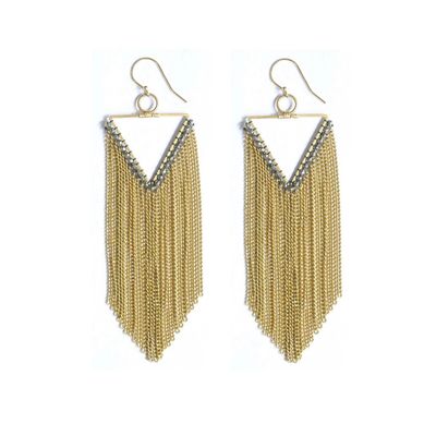 ​Didi Jewelry Project Fair Trade Earrings Vinita Pyrite
