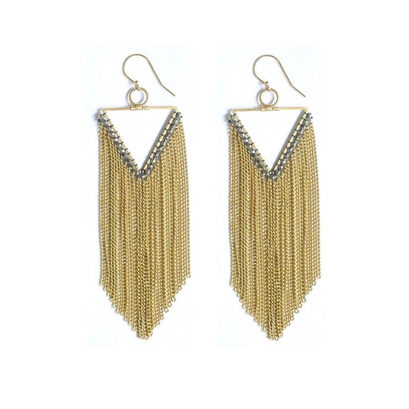 ​Didi Jewelry Project Fair Trade Earrings Vinita Pyrite