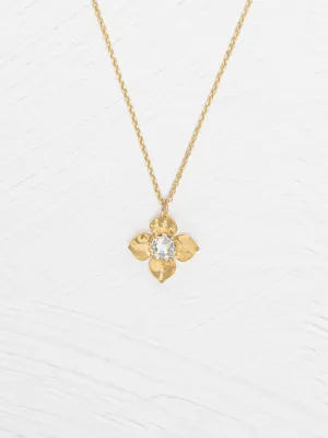 Holly Yashi Petite Fleur Pendant Necklace Gold