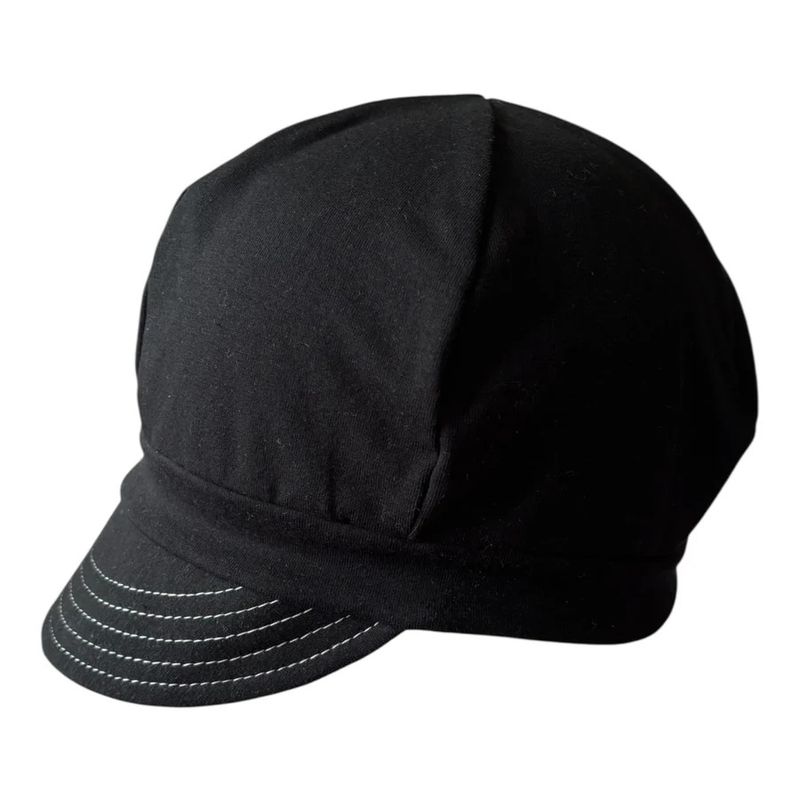 Weekender Upcycled Hat Solid Black by Hats For Healing