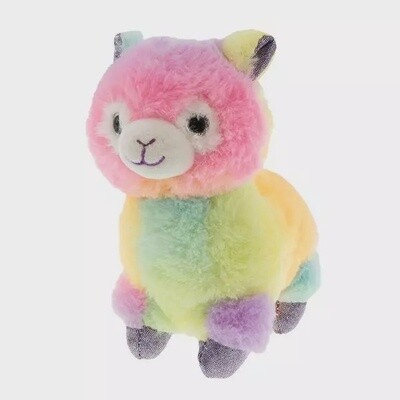 Rainbow Sherbet Llama 6&quot;