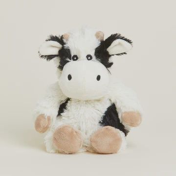 Warmies Black &amp; White Cow Jr