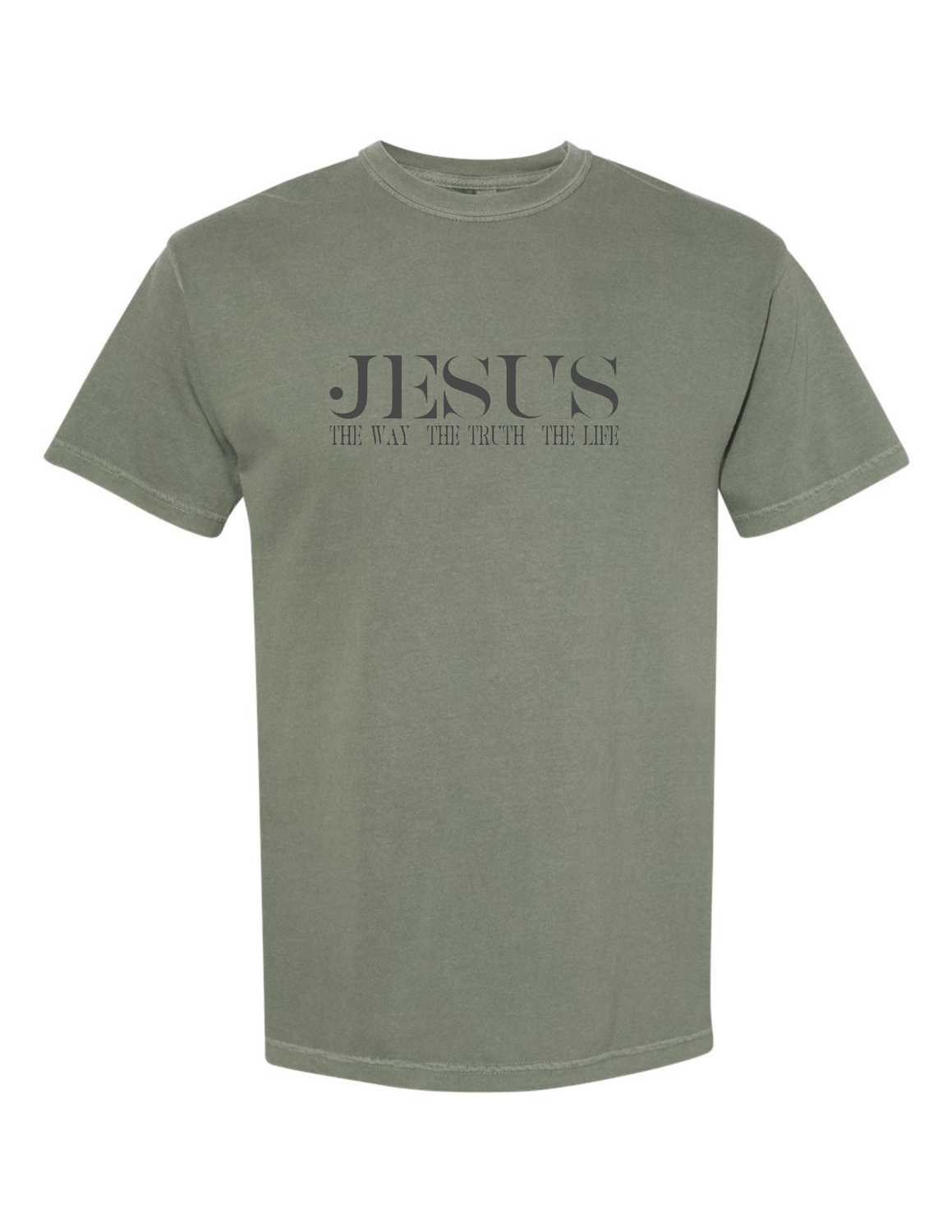 Jesus The Way, Color: Moss, Size: S