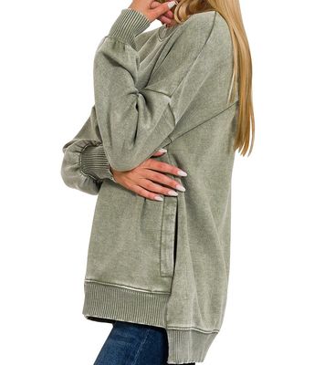 Simply Blessed Hi-Low Fleece Pullover