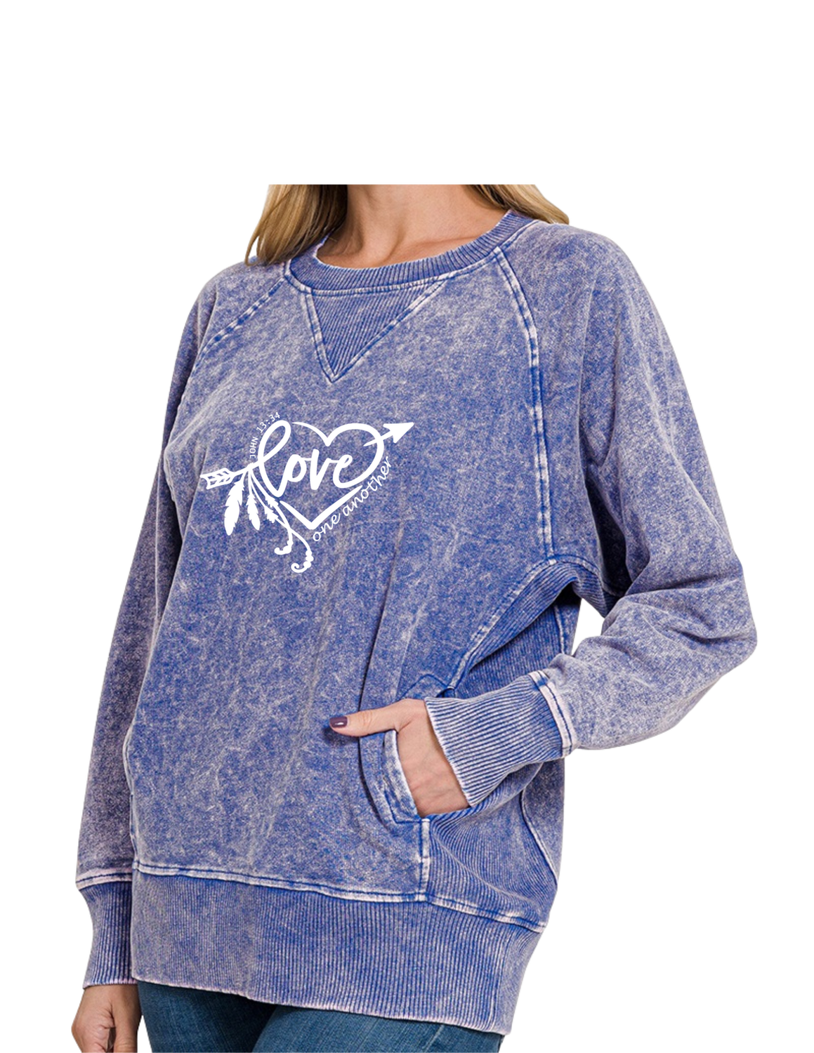 Love One Another Pullover, Size: S