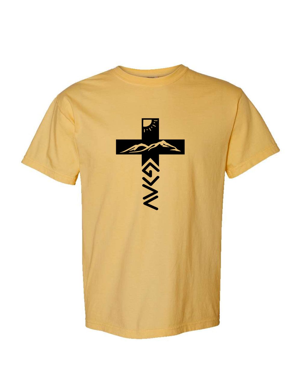God is Greater Tee, Color: Mustard, Size: S
