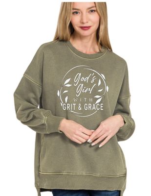 God&#39;s Girl with Grit &amp; Grace Sweatshirt