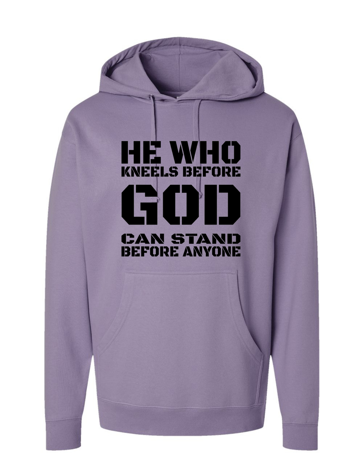 He Who Kneels Hoodie, Color: Plum, Size: S