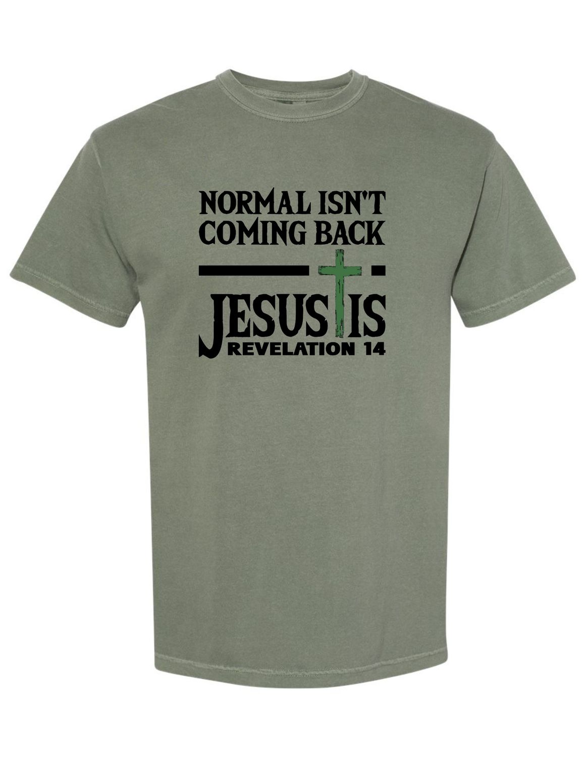 Normal Isn't Coming Back, Color: Moss, Size: S