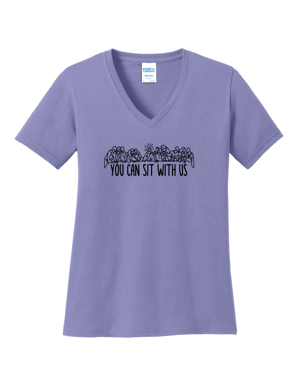 You Can Sit With Us, Color: Violet, Size: XS